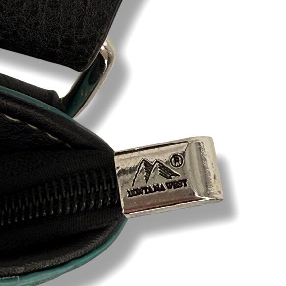 Montana West Sugar Skull Embroidered Fringe Crossbody Bag Faux Leather Purse - Picture 11 of 12